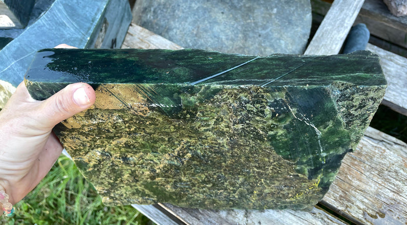 Jade Rough, 10.8lbs from the Ogden Mountain Mine