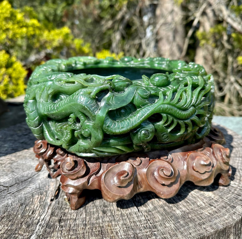 Intricate Dragon Bowl - One of a kind