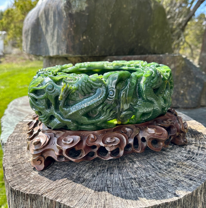 Intricate Dragon Bowl - One of a kind