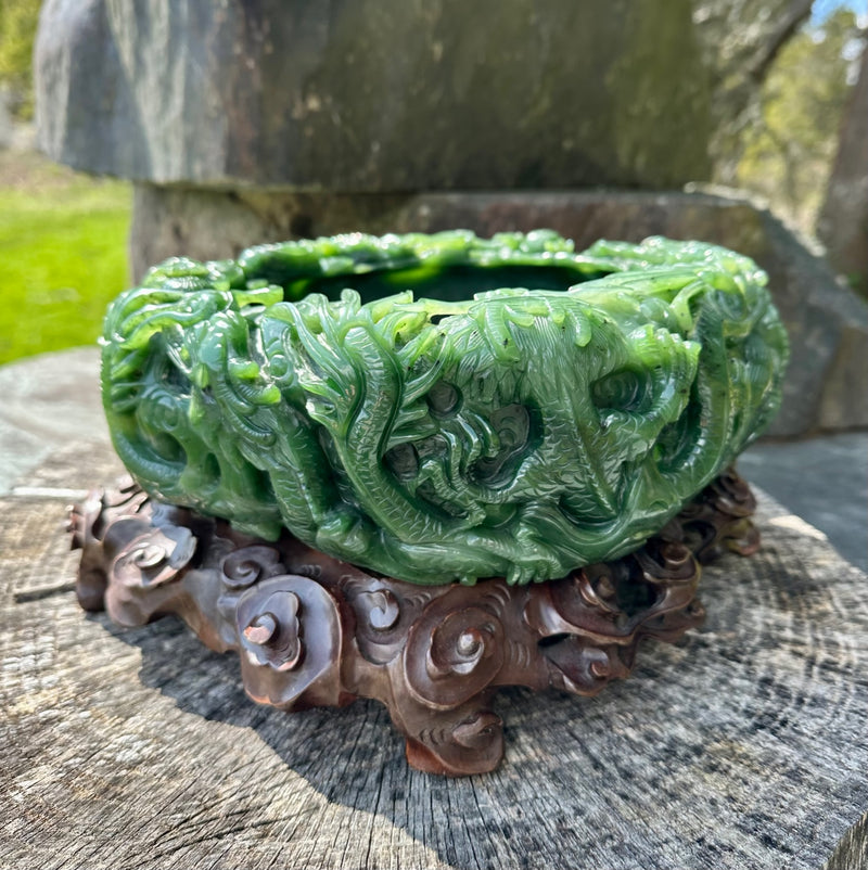 Intricate Dragon Bowl - One of a kind