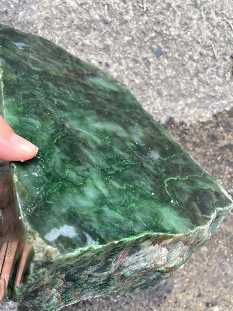 Polar Jade Rough Specimen, 8.4lbs