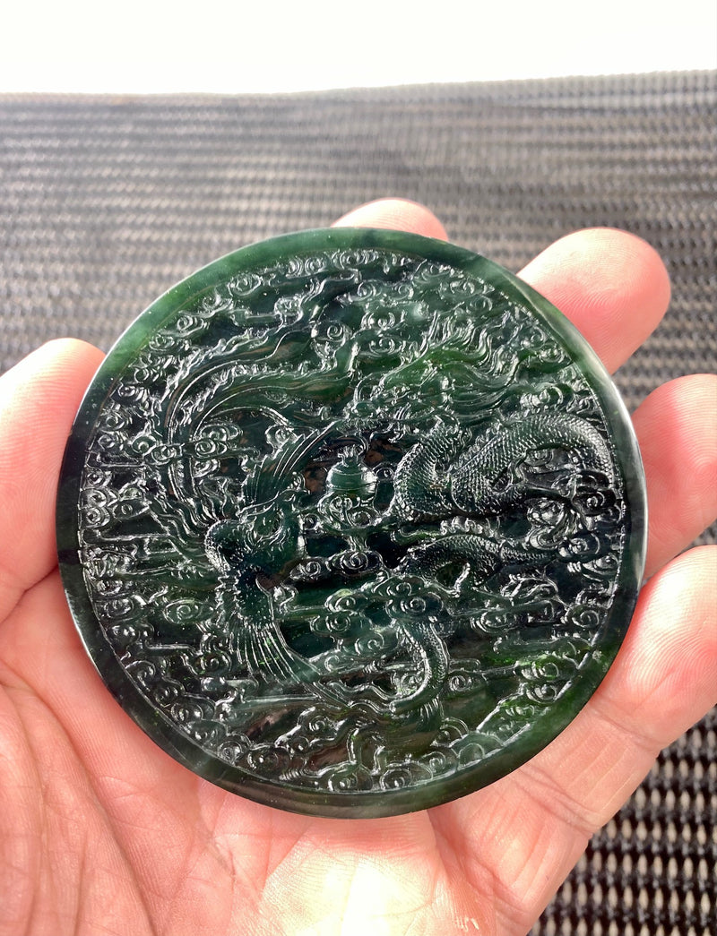 Dragon and Phoenix Medallion - 3"