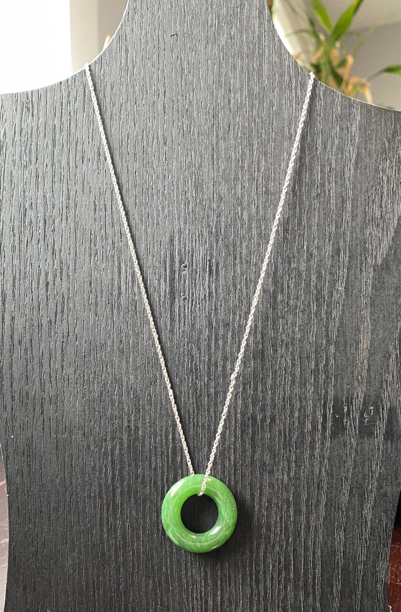 Jade Donut Pendant, 2810
