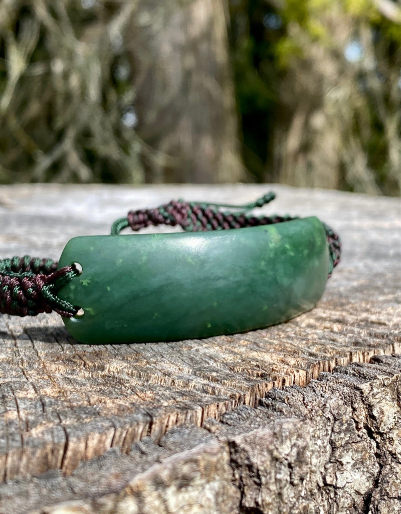 Large Macrame Bracelet - Matte or High Polish