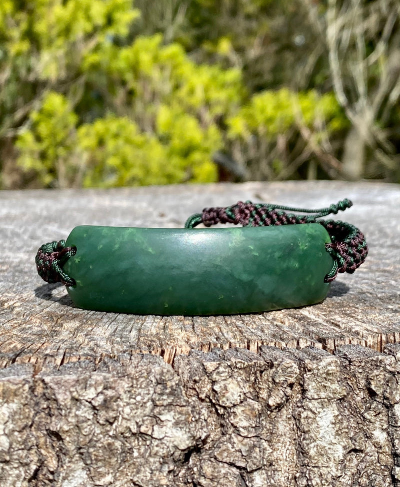 Large Macrame Bracelet - Matte or High Polish