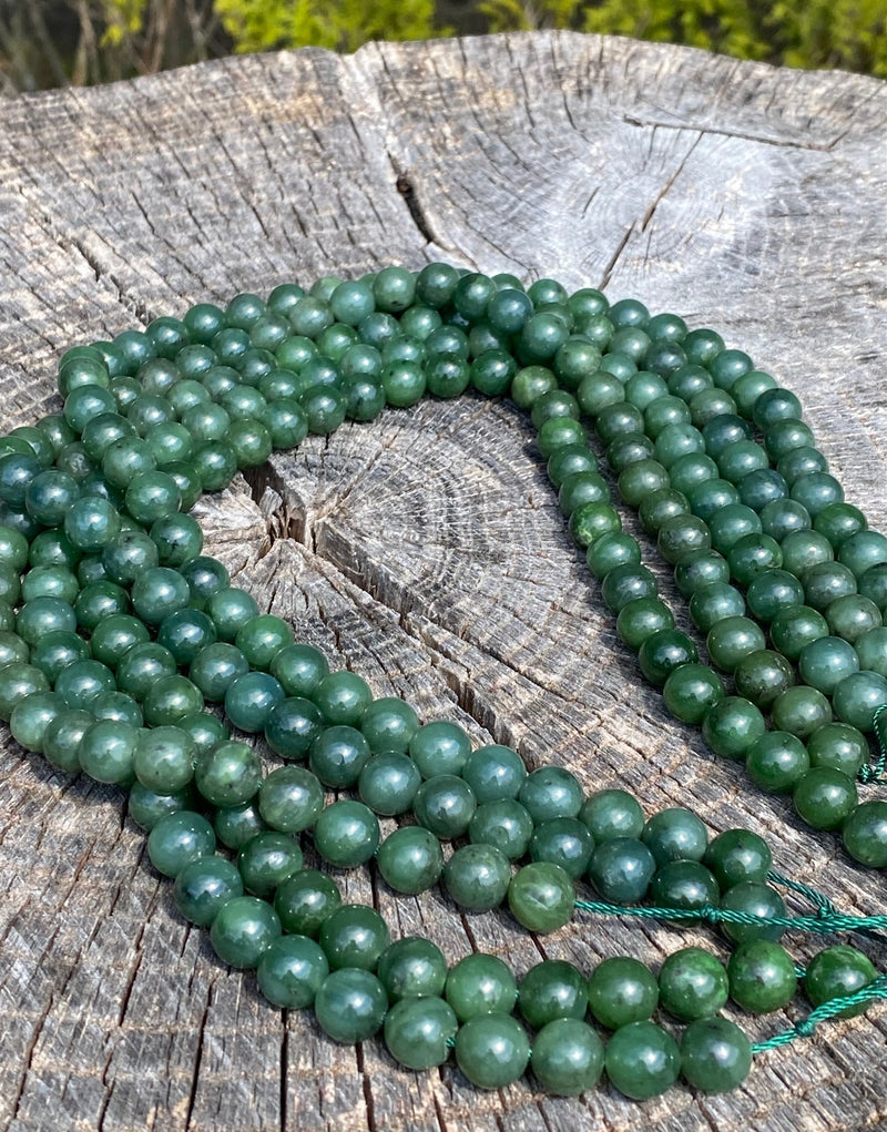 Unstrung - 10mm Dark Carving Grade 18" Strand