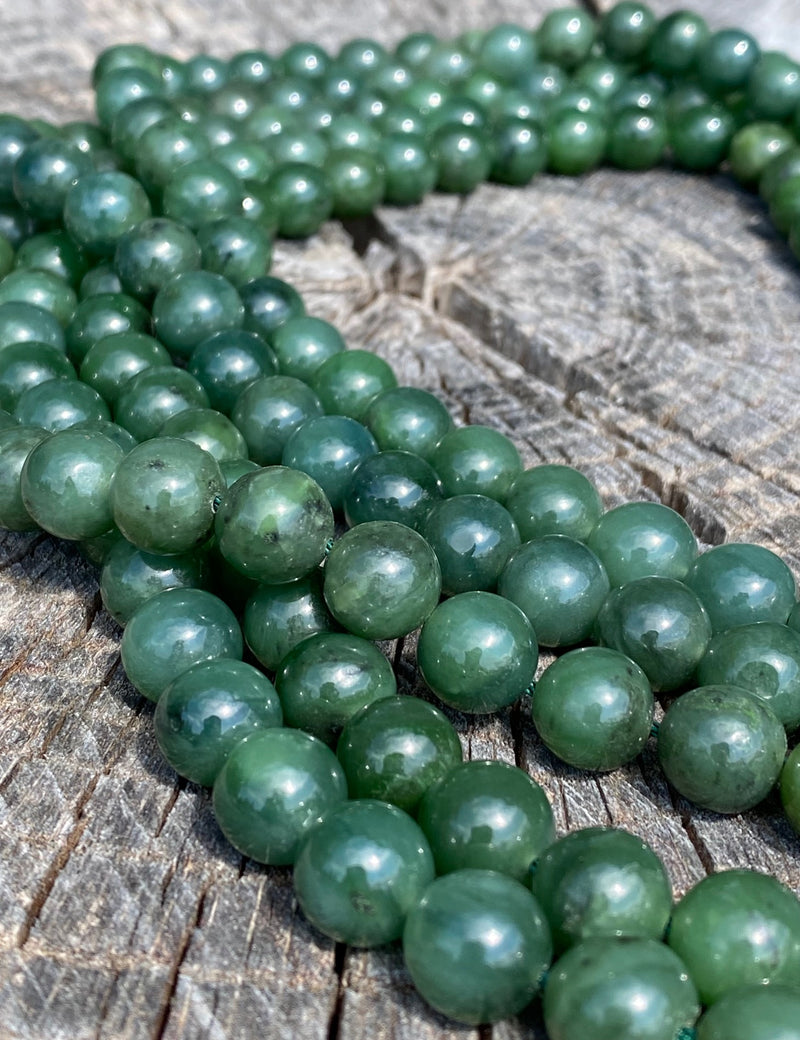Unstrung - 10mm Dark Carving Grade 18" Strand