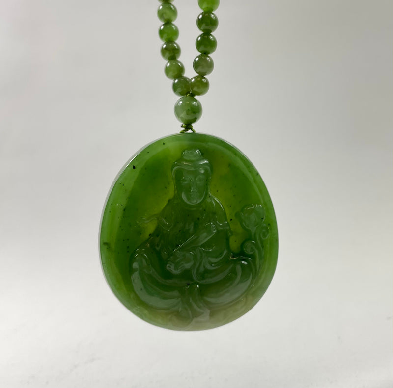 Beaded Guanyin Necklace - Only 1**