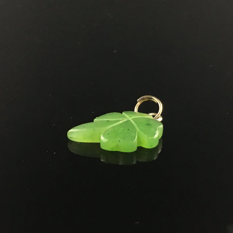 Jade Charm - 4 Leaf Clover - The Jade Store