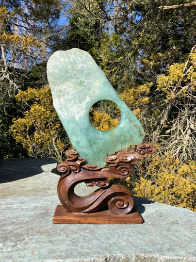 Siberian Jade Spiral Carving