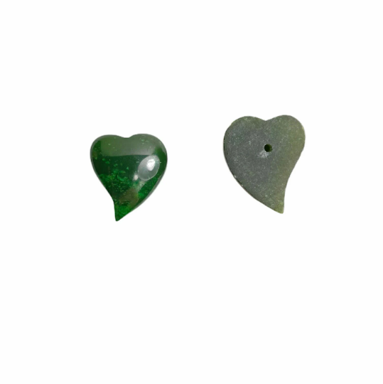 Canadian Nephrite Jade Heart Cabochons - Sold Individually