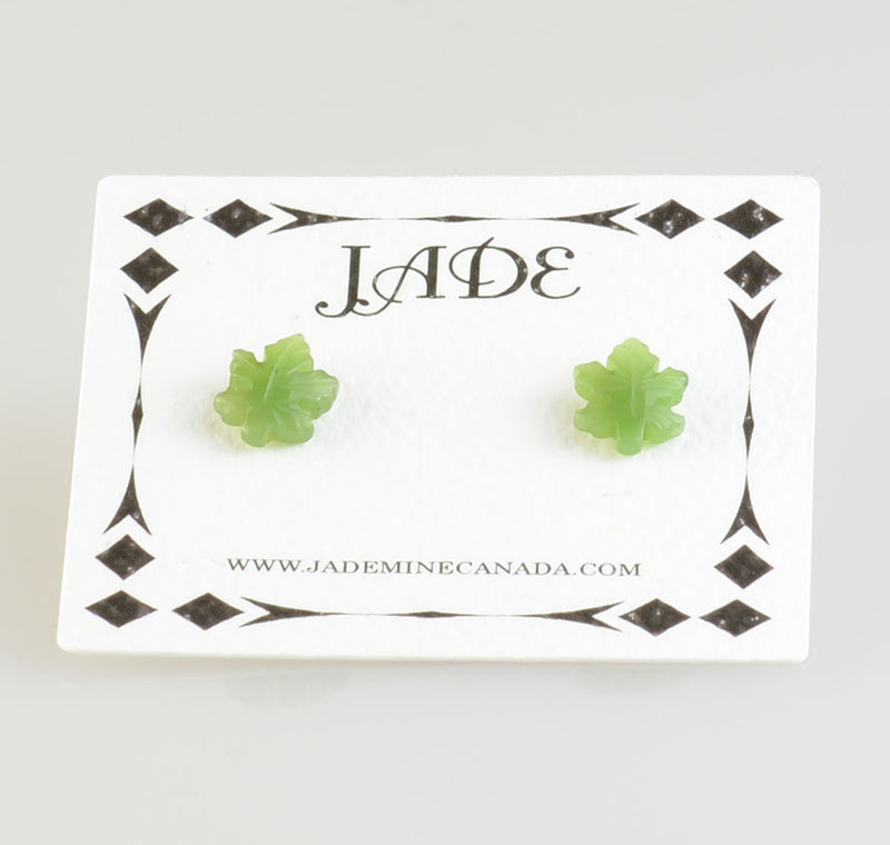 Maple Leaf Stud Earrings, 0748