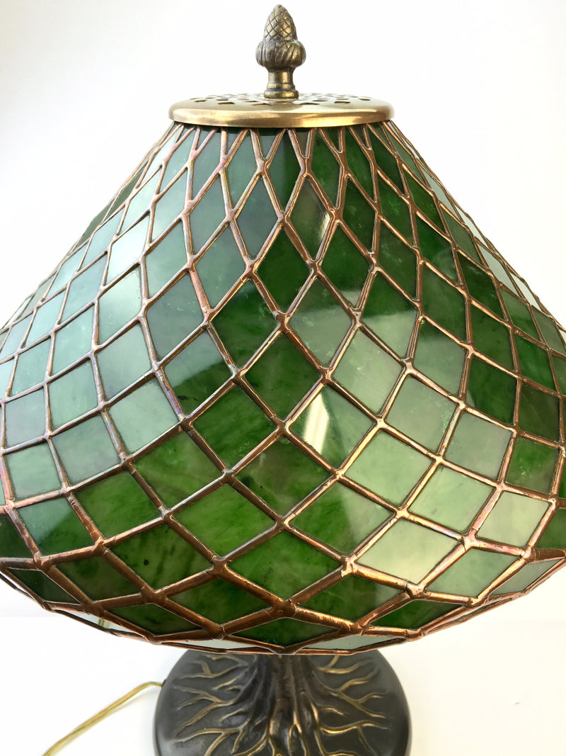 CANADIAN JADE LAMP BY TOM TALPEY