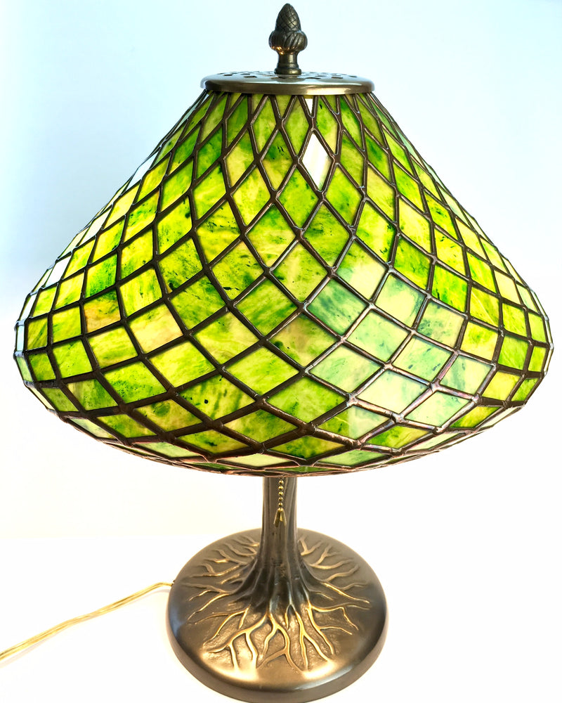 CANADIAN JADE LAMP BY TOM TALPEY