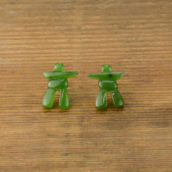Earrings, Inukshuk,  2090