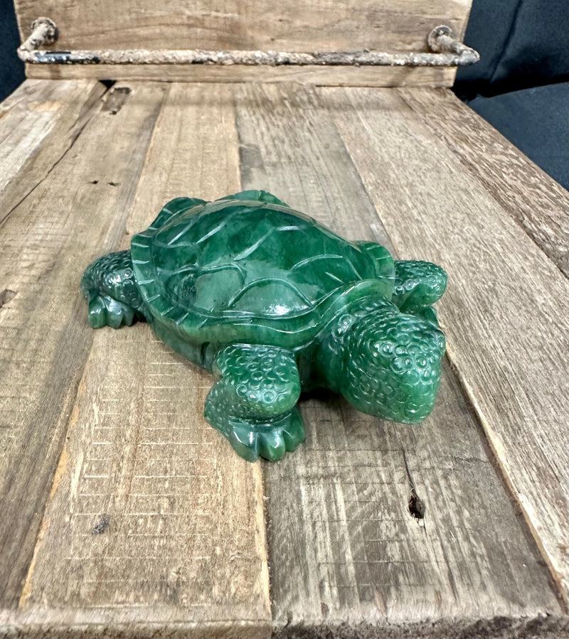 Intricate Canadian Jade Turtle - Multiple Sizes - Jade Figurine - Turtles