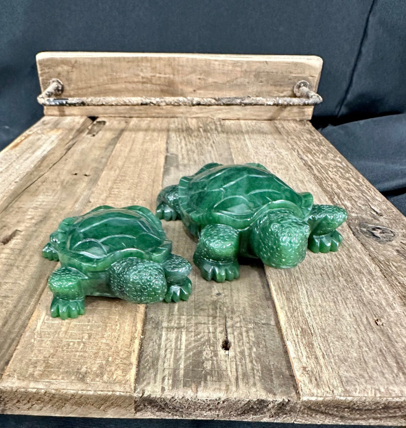 Intricate Canadian Jade Turtle - Multiple Sizes - Jade Figurine - Turtles