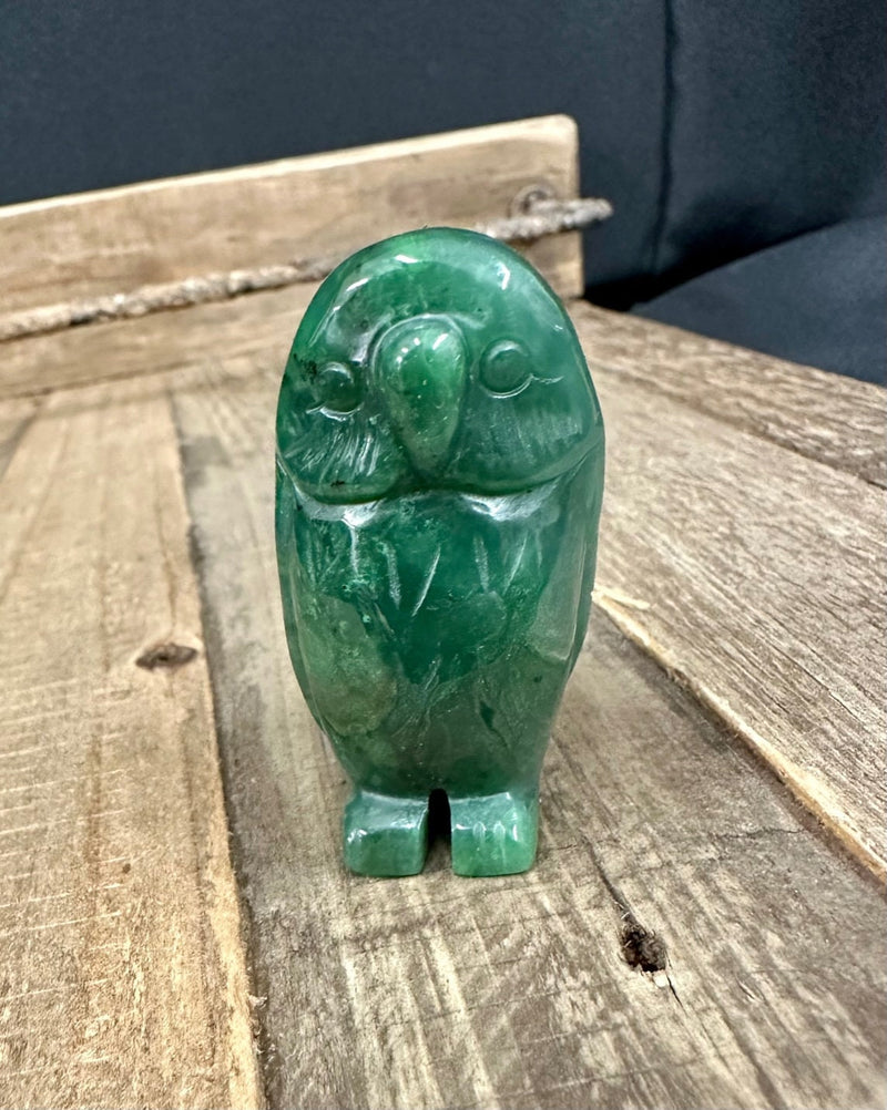 Canadian Jade Owl Carving - Multiple Sizes - 2