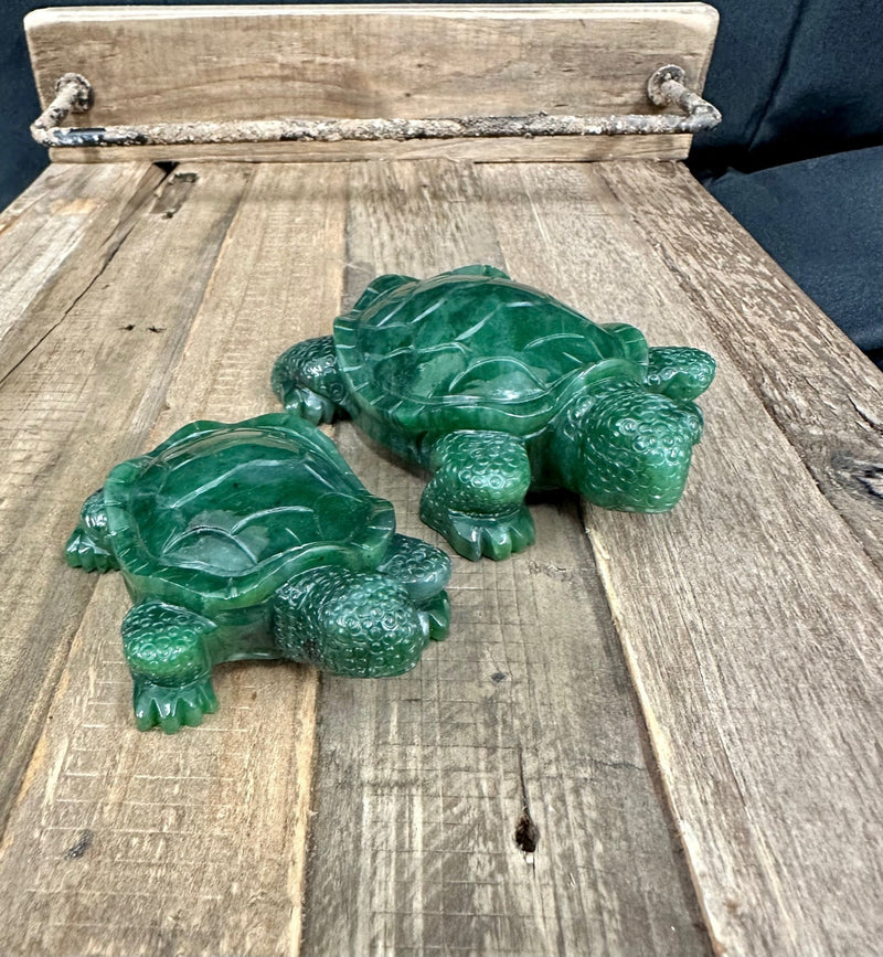 Intricate Canadian Jade Turtle - Multiple Sizes - Jade Figurine - Turtles