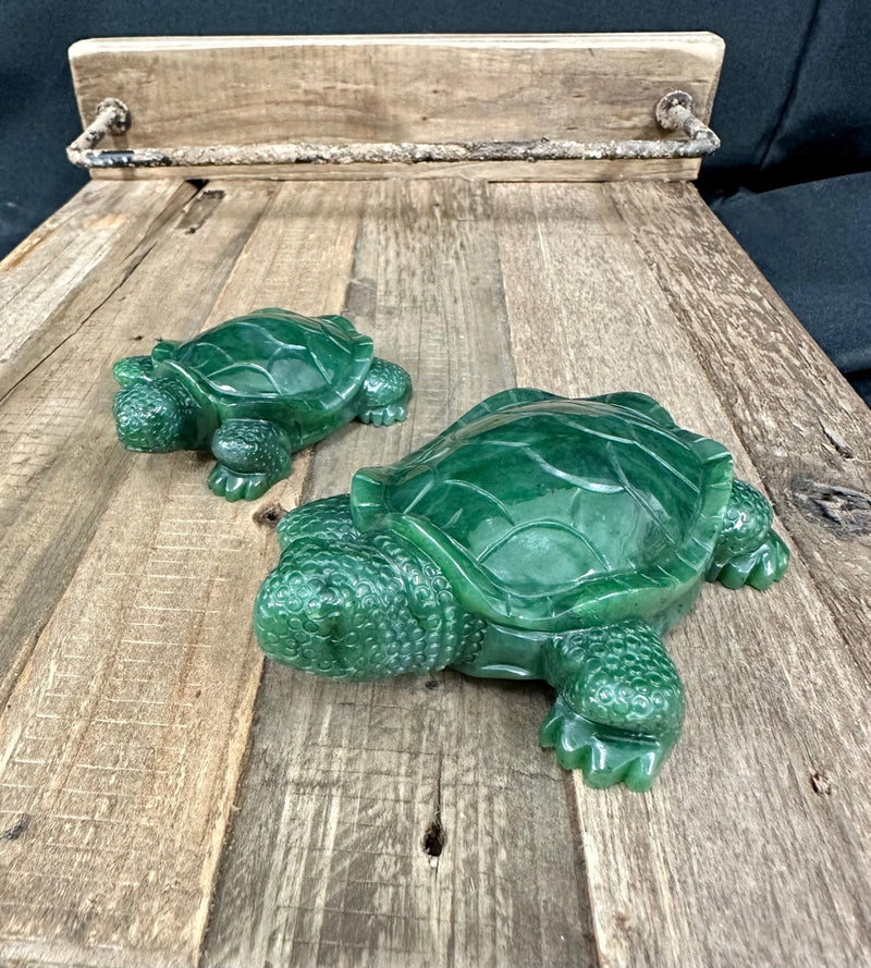 Intricate Canadian Jade Turtle - Multiple Sizes - Jade Figurine - Turtles
