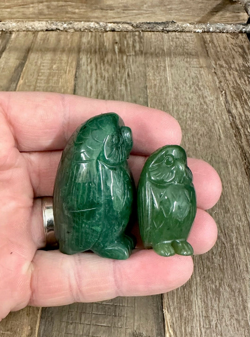 Canadian Jade Owl Carving - Multiple Sizes - 2