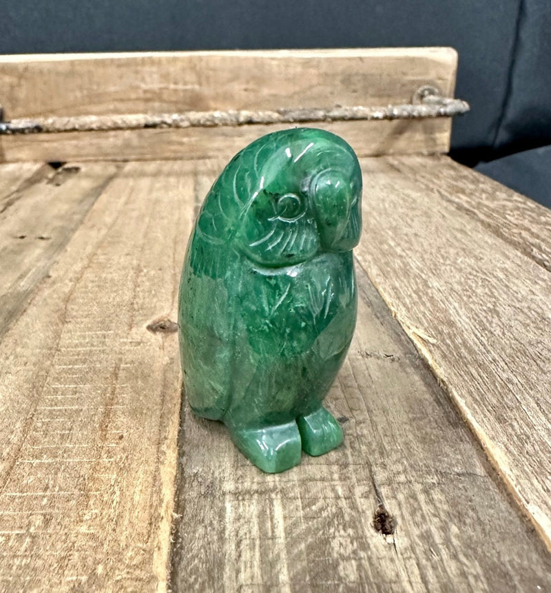 Canadian Jade Owl Carving - Multiple Sizes - 2