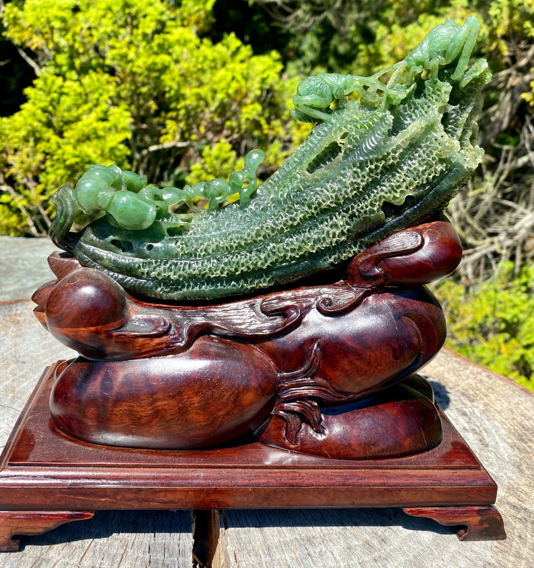 Jade Sculptures New Zealand Pounamu (Jade) Koru Sculpture, Sculptures