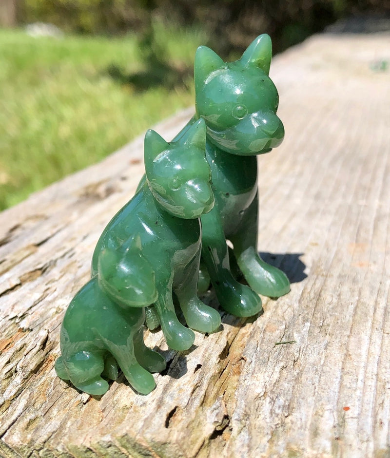 Boston Terrior- French Bulldog Carving