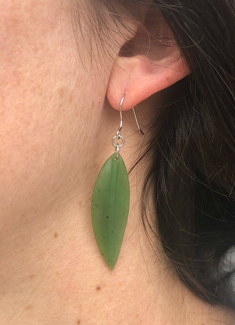Leaf Earrings, 1918