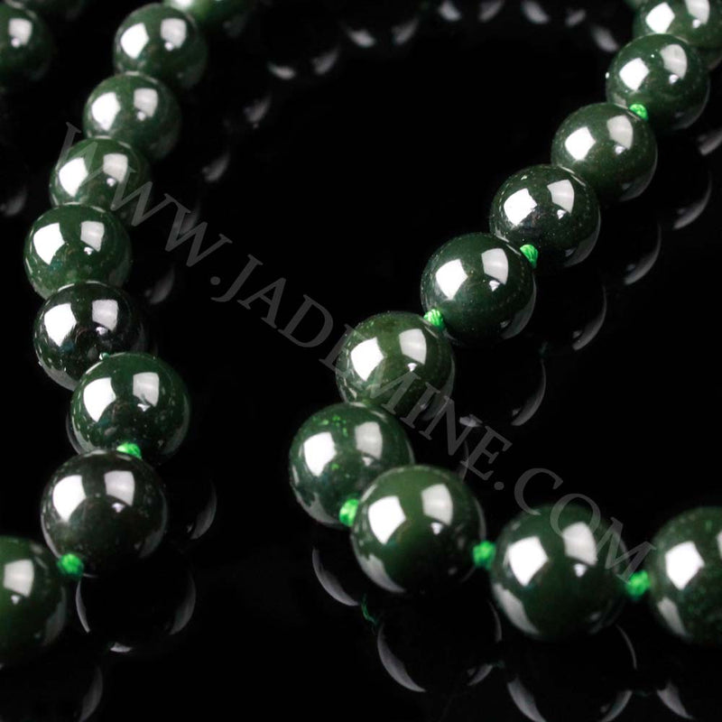 10mm Strung Bead Necklace - Multiple Lengths