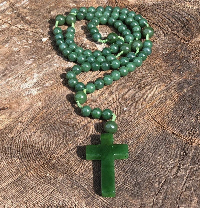 Prayer Beads Cross Necklace, 2065