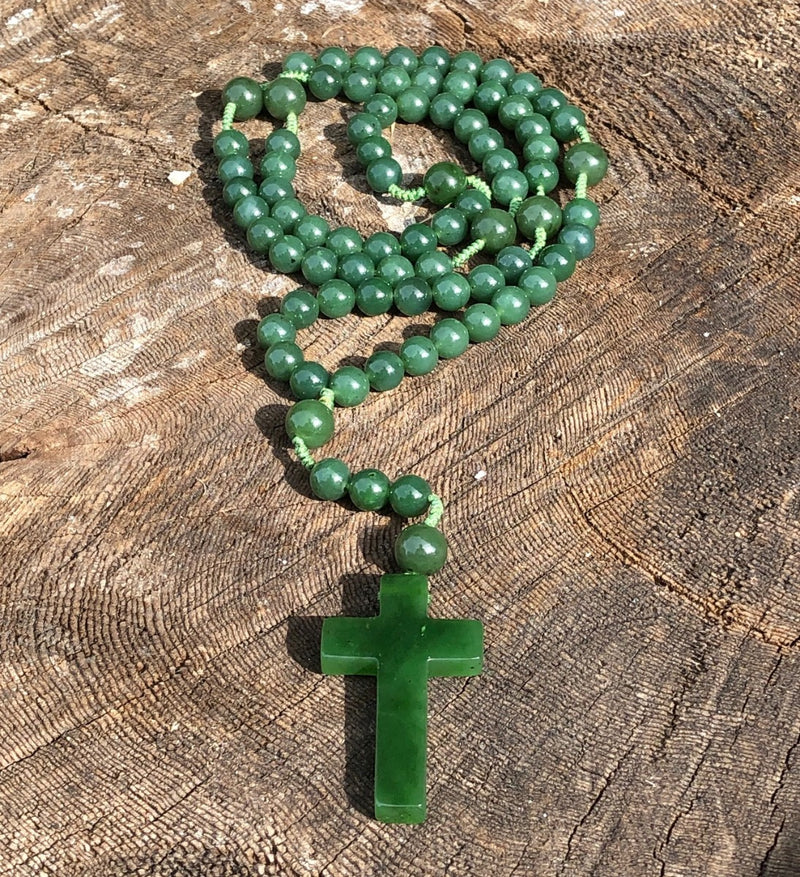 Prayer Beads Cross Necklace, 2065