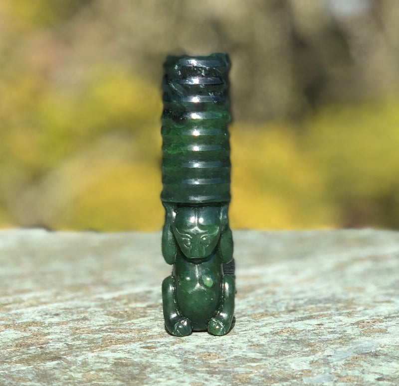 Jade Monkey Incense Holder