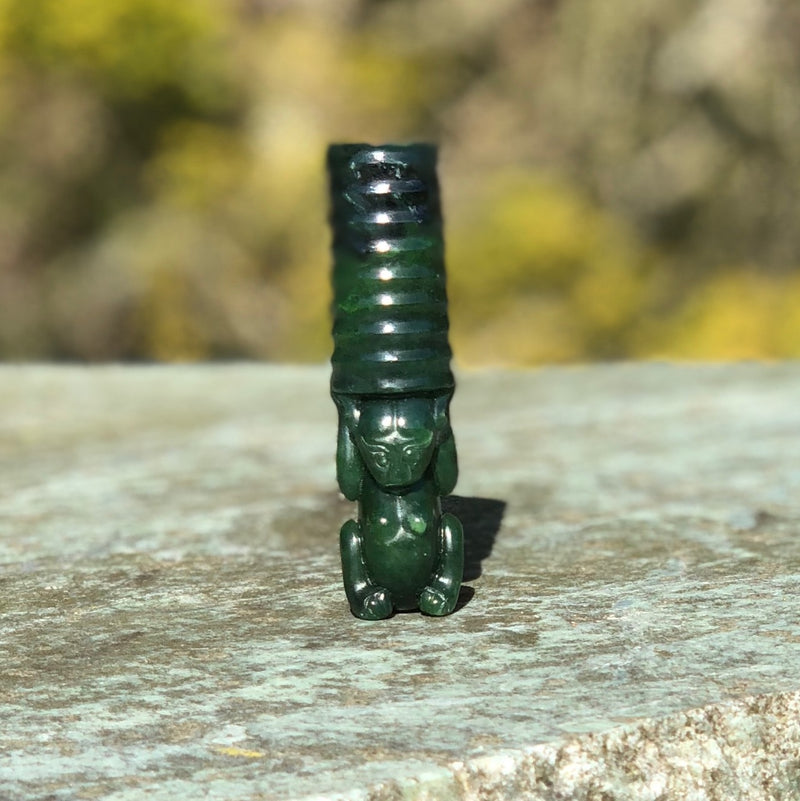 Jade Monkey Incense Holder
