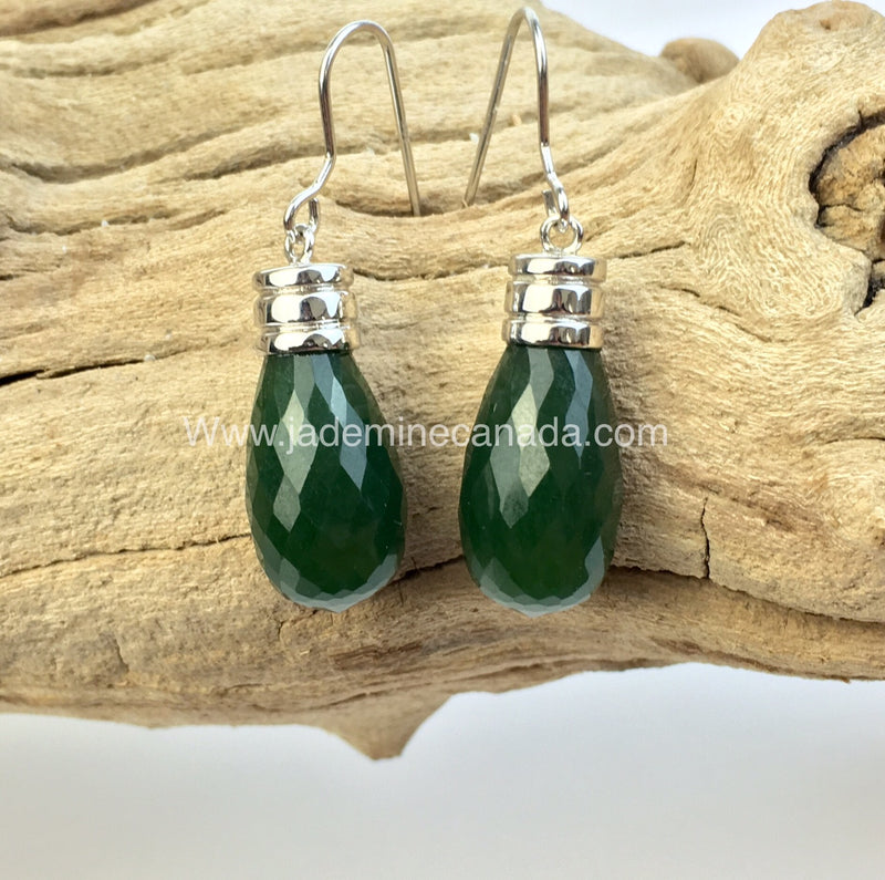Faceted Drop Earrings, 0246