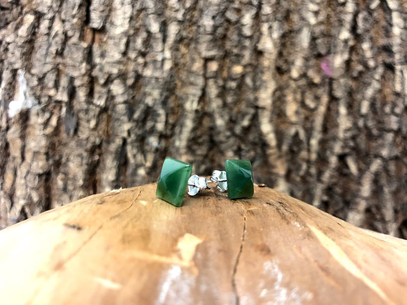 Pyramid Stud Earrings, 2948