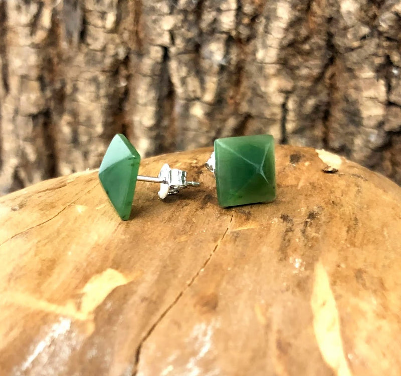 Pyramid Stud Earrings, 2948