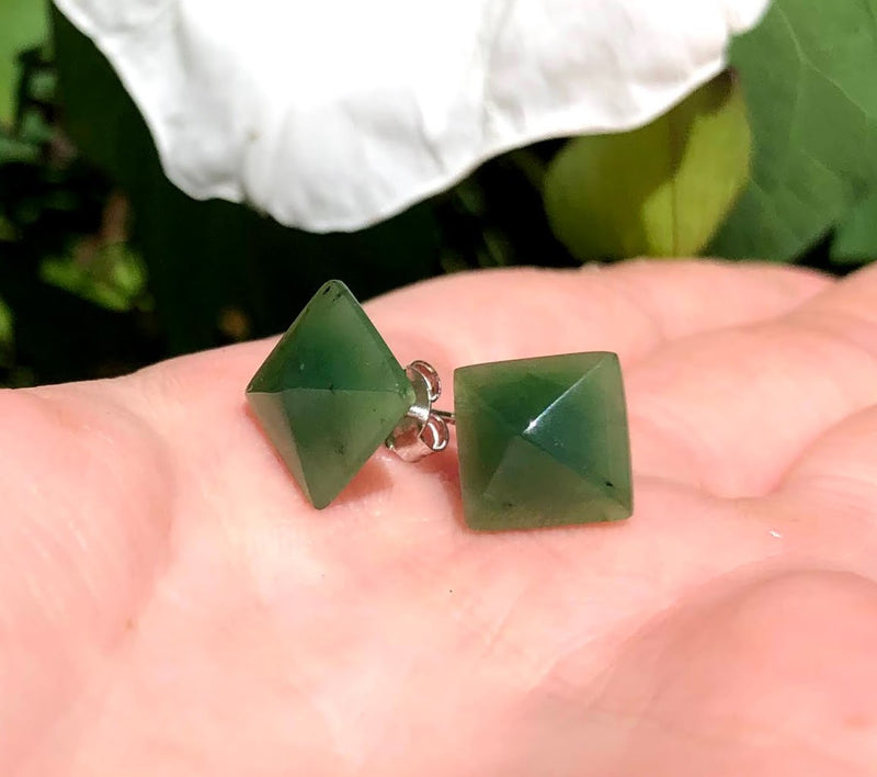Pyramid Stud Earrings, 2948