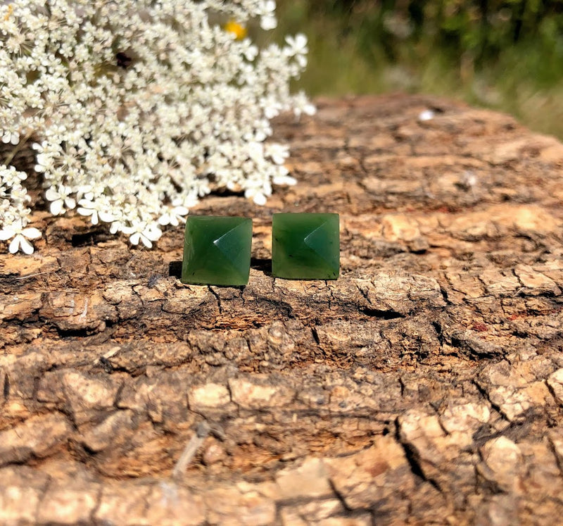 Pyramid Stud Earrings, 2948