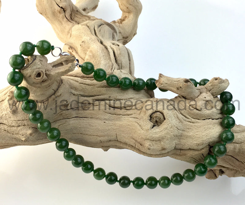 10mm Strung Bead Necklace - Multiple Lengths