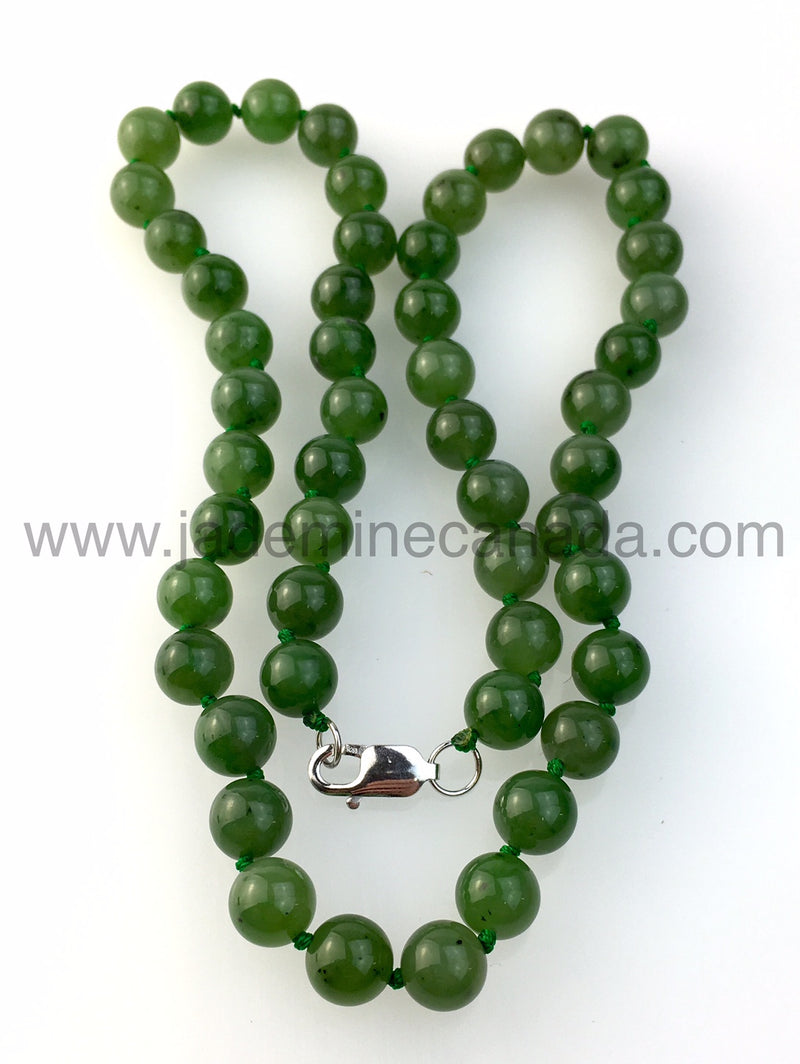 10mm Strung Bead Necklace - Multiple Lengths