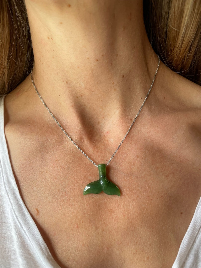 Whale Tail Pendant, 27mm