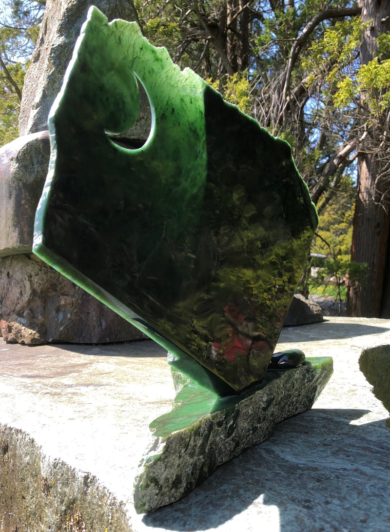 Jade Wolf Carving - Lyle Sopel