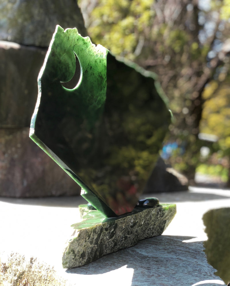 Jade Wolf Carving - Lyle Sopel