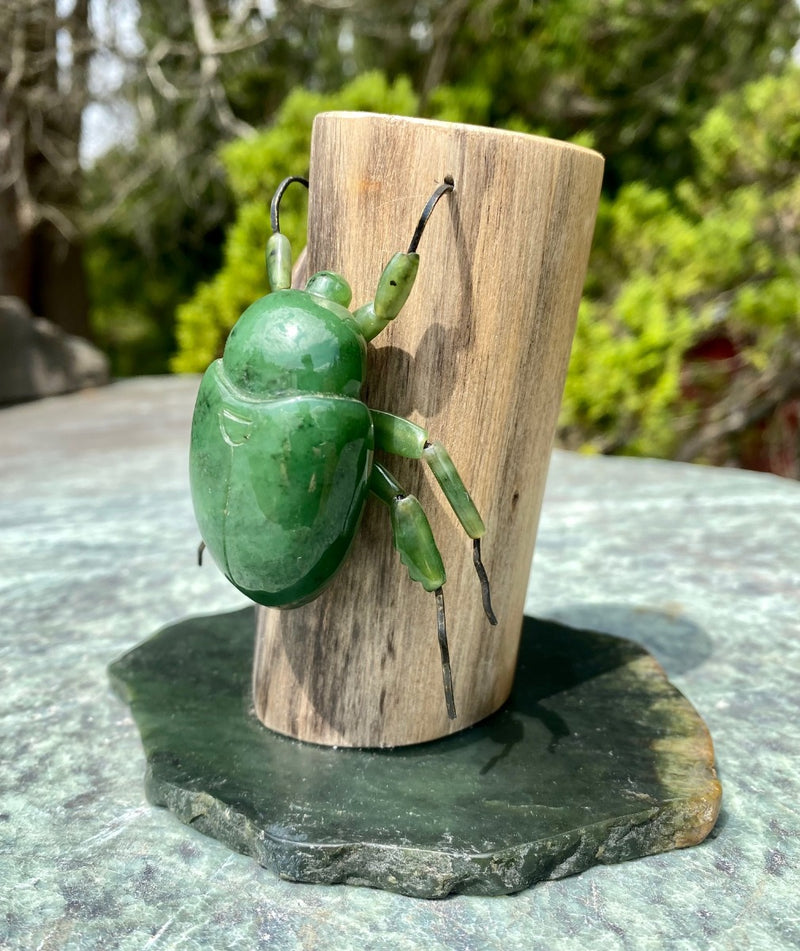 Canadian Jade Beetle Carving, 5042