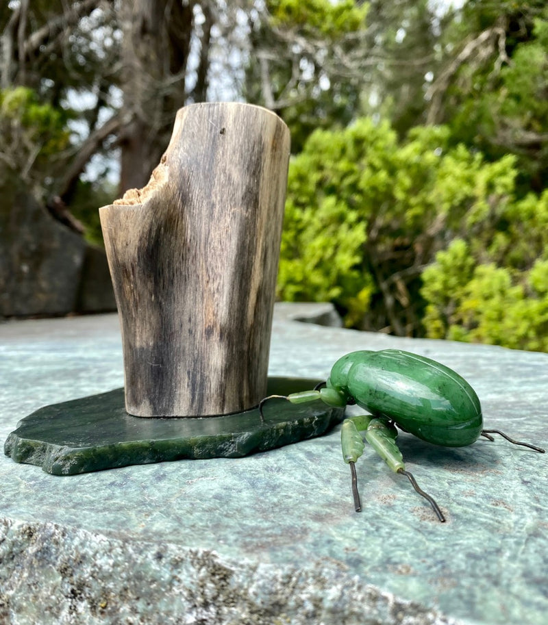 Canadian Jade Beetle Carving, 5042