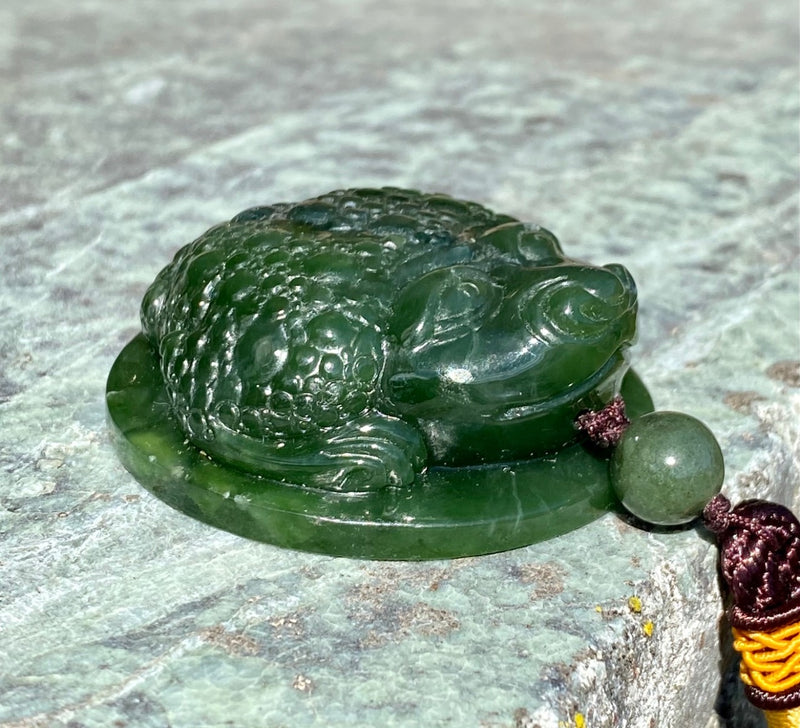 Lucky Money Toad, Hand Held Pendant