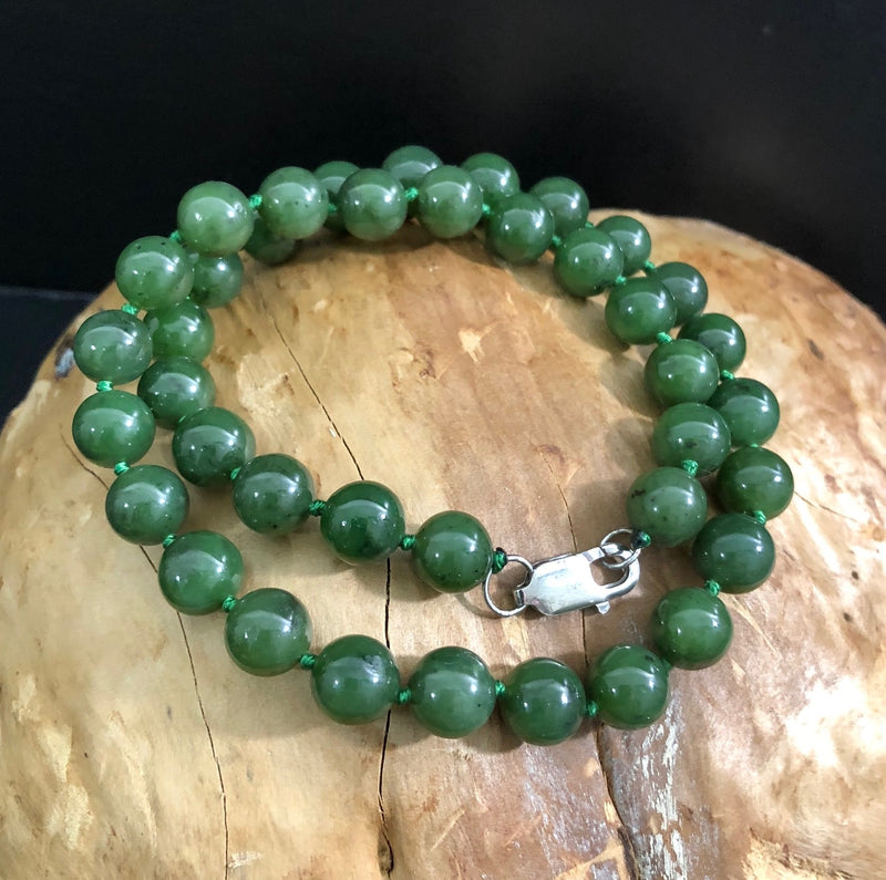 10mm Strung Bead Necklace - Multiple Lengths