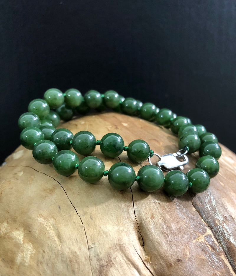 10mm Strung Bead Necklace - Multiple Lengths