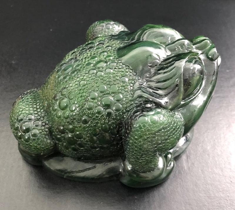 Money Toad Carving - 5.75"
